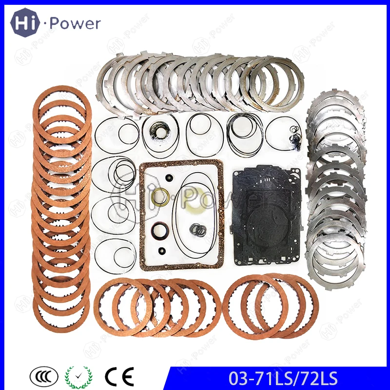

03-72LS 03-71LS Auto Transmission Master Overhaul Kit Friction Plate For Toyota Lexus IS200 Car Gearbox Disc Seal Repair Kit