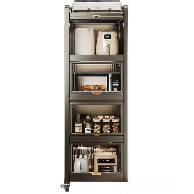 

Kitchen, crevice, pull out cabinet, shelf, multi function, narrow slit