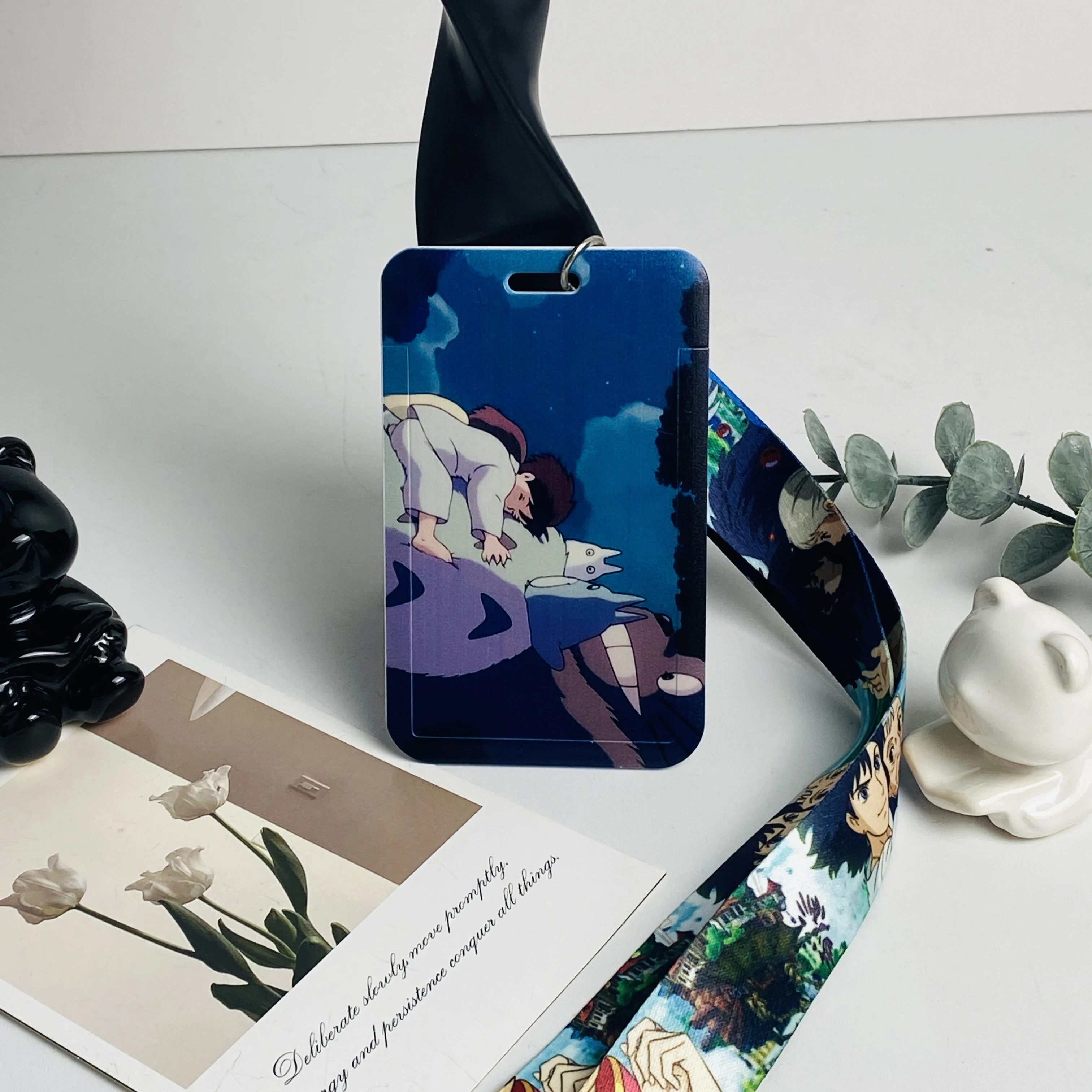 Anime Lanyards Keychain Animated Mobile Phone ID Card pass Hang Rope DIY Jewelry Accessories wholesale