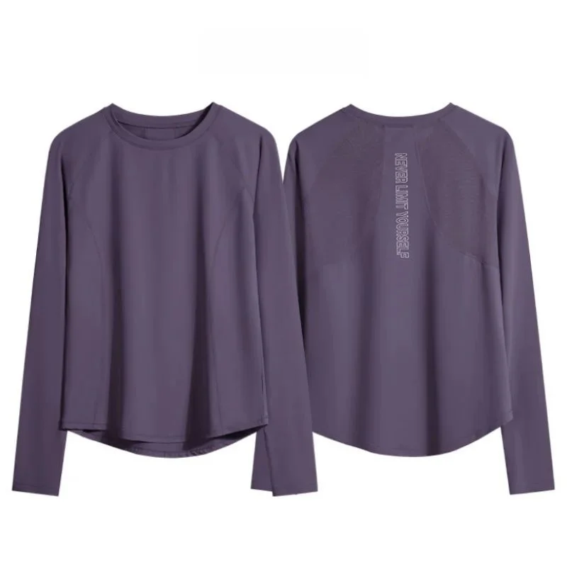 

DRUR Fitn Women's Running irts Qui Dry Long Sve Yoga Tops Children's Sports Wear Upper Body Fitn Tirts