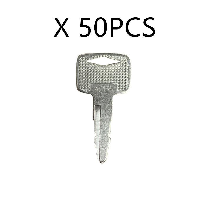 50 Pcs Key for Caterpillar CAT Mitsubishi FG Series Forklifts 91A07-01910 A5160 Free Shipping