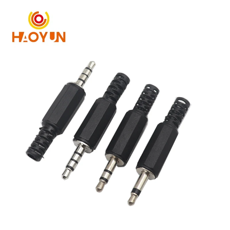 【30-5PCS】3.5mm Audio Male Plug 3.5 Jack 2,3,4 Sections Balance Plug FOR Microphone Headphone Connector Audio Plug Earphone Socke