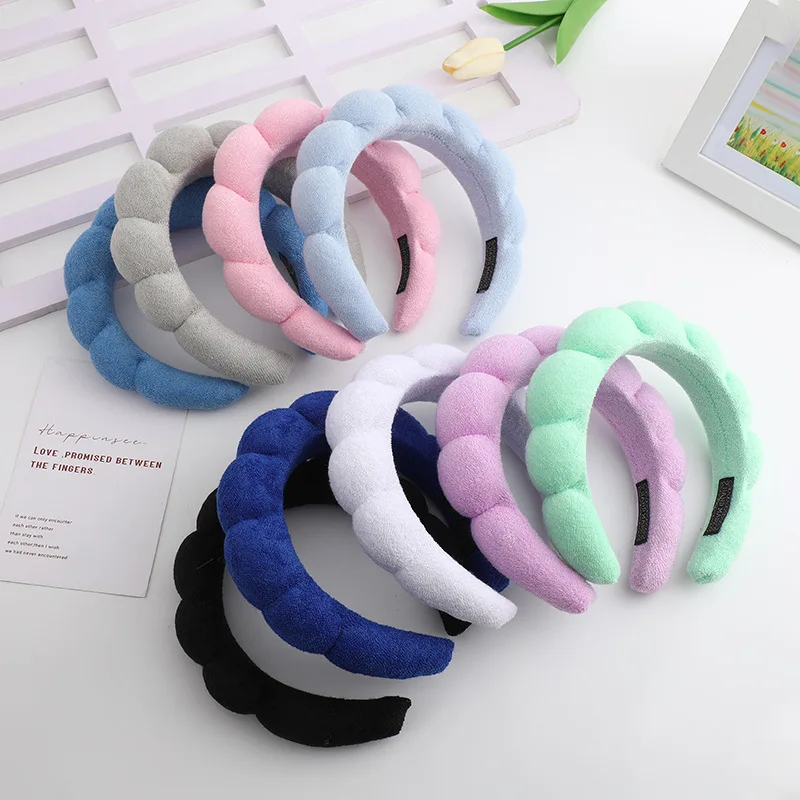 Korean Creative Twist Hair Accessories Girl's Simple Face Wash Make Up Spa Hair Bands Makeup Hair Band  Accessories for Women