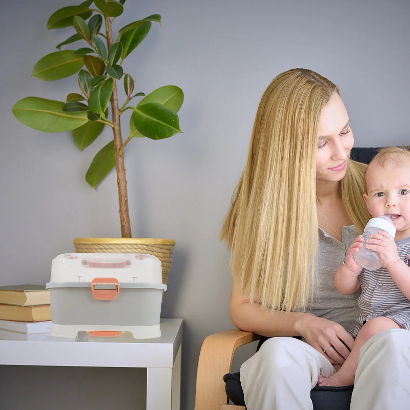 

Контейнер для молока, коробка для бутылок, безопасный пластиковый материал, большая емкость для хранения, для путешествий на природе и домашнего использования