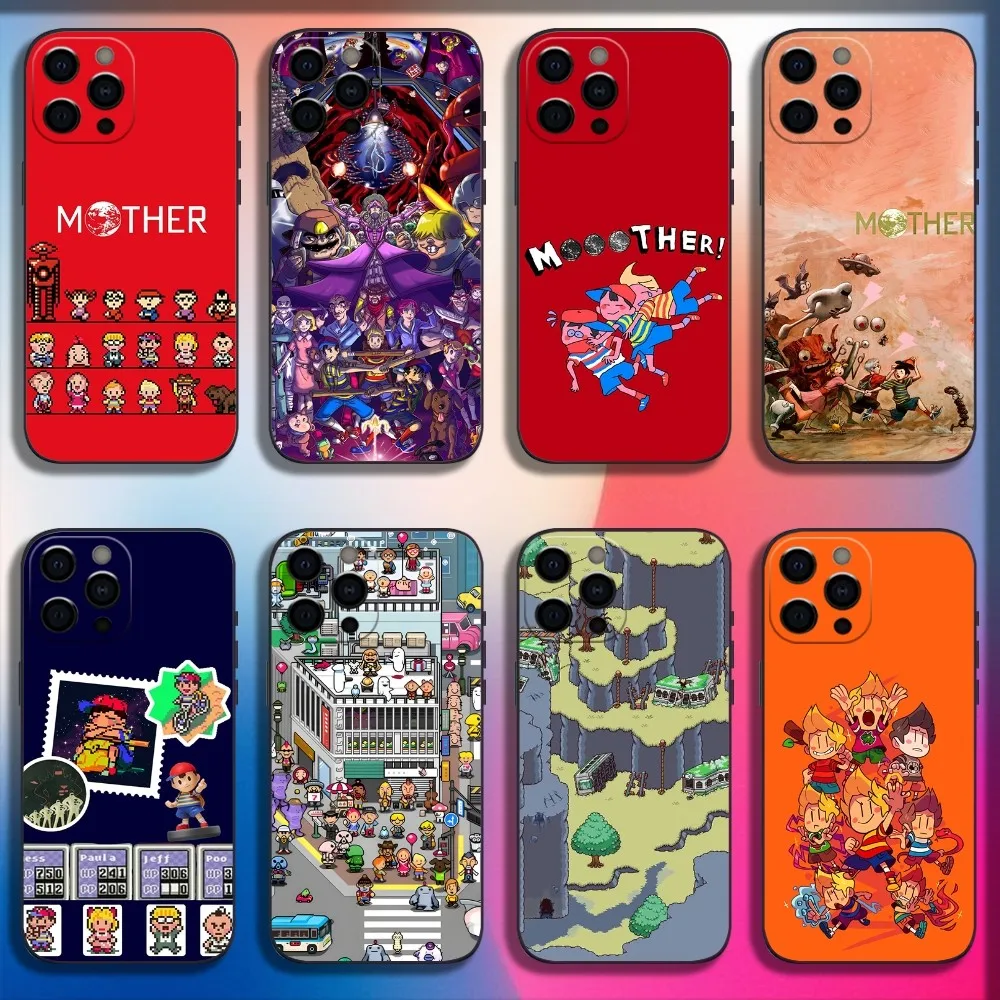 

Game E-EarthBound Mother 4 Phone Case For iPhone 16,15,14,13,12,11,Pro,X,XS,Max,XR,Plus,Mini Soft Black Cover