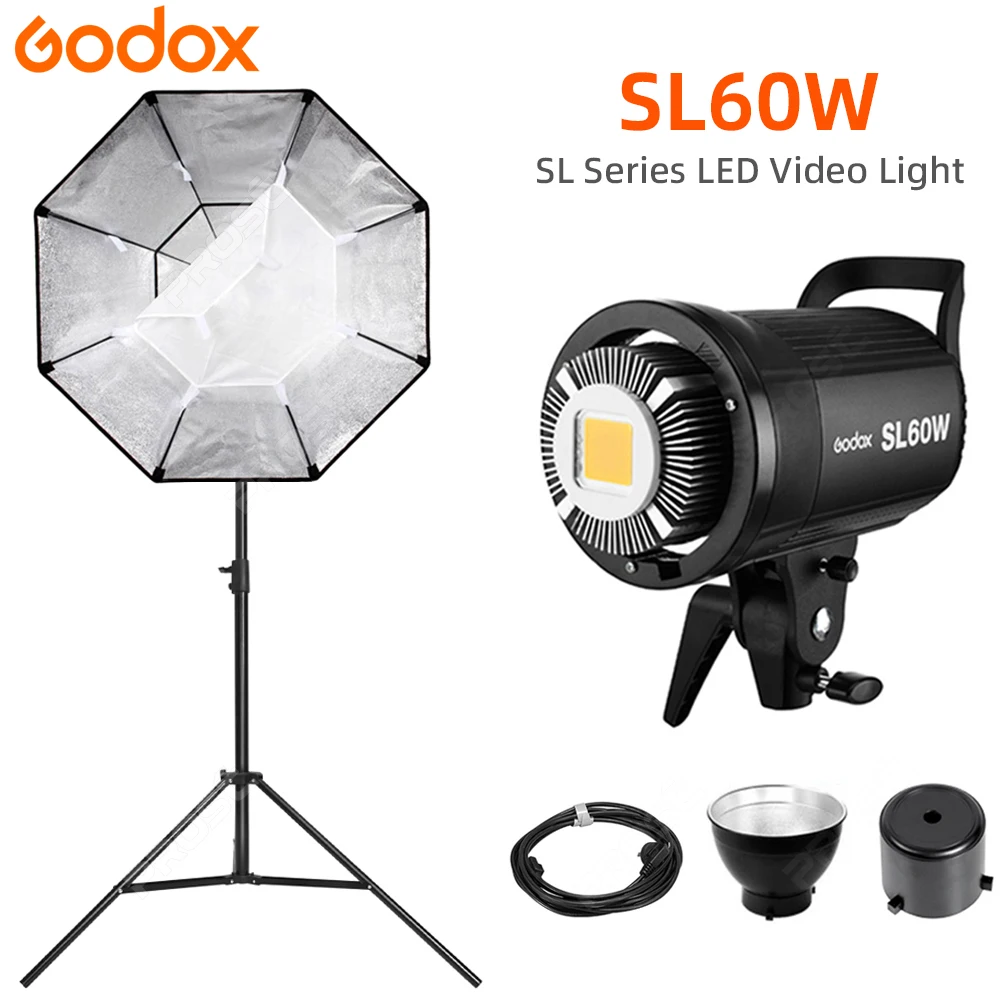 SL-60W LED 비디오 라이트: 스튜디오 및 영상 촬영에 최적화된 조명 장비