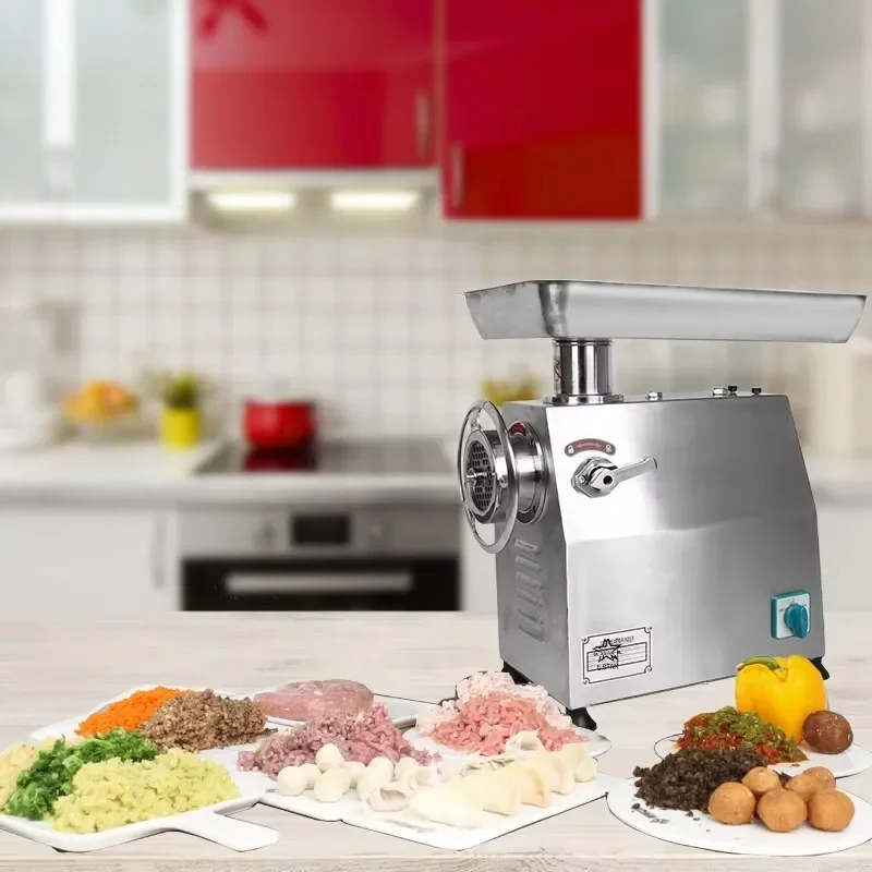 TK32 Popular Gear Motor CE Meat Grinder and Sausage Maker Butcher Commercial Use Electric Meat Mincer Machine
