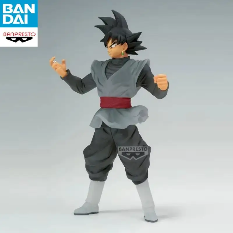 

Genuine in stock BANDAI NAMCO DRAGON BALL Clearise Super Saiyan Goku Black PVC Anime Figure Model Toy Gift Desktop ornament