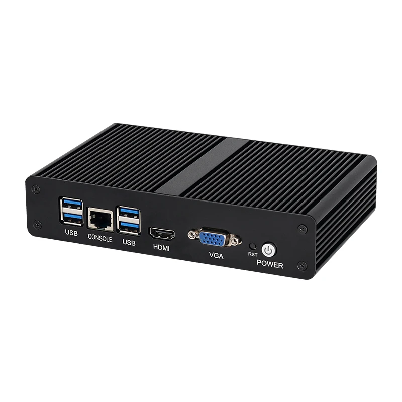 كمبيوتر صغير صناعي XCY مع بنتيوم 4405U يدعم واي فاي لينكس 4G LTE كمبيوتر مع 4xUSB3.0 1xHDMI1.4 1xVGA Windows10Pro جاهز