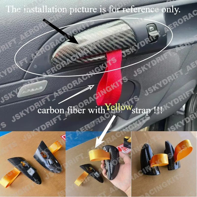 

For Porsche 987 Cayman/ Boxster/ 997 Carrera GT3 Door Pulls Handle Carbon Fiber Body Kits