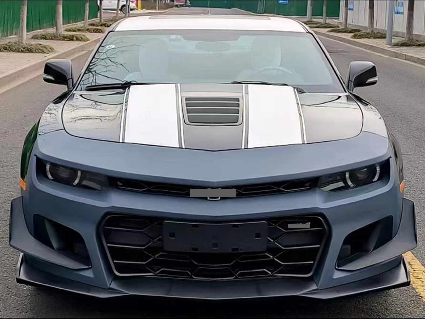 Auto Parts 5th Change 6th Gen ZL1 for Camaro BodyKit for  Camaro 2010-2015 Upgrade for Camaro ZL1 Front Bumper BodyKit