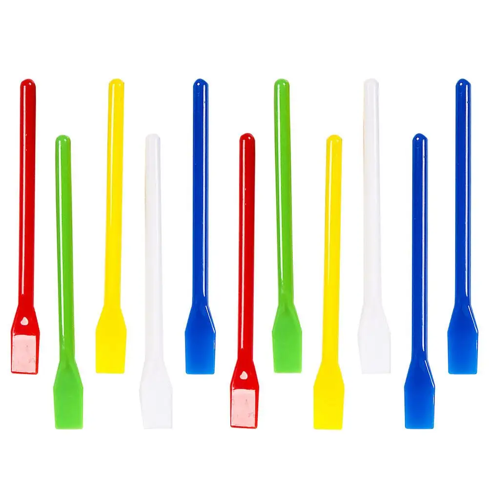 20 Pcs Plastic Mixing Rods Stir Sticks for Pigment Craft Tools Liquid Paint Stir Stick Easy Clean Smooth Create Colors Hygienic