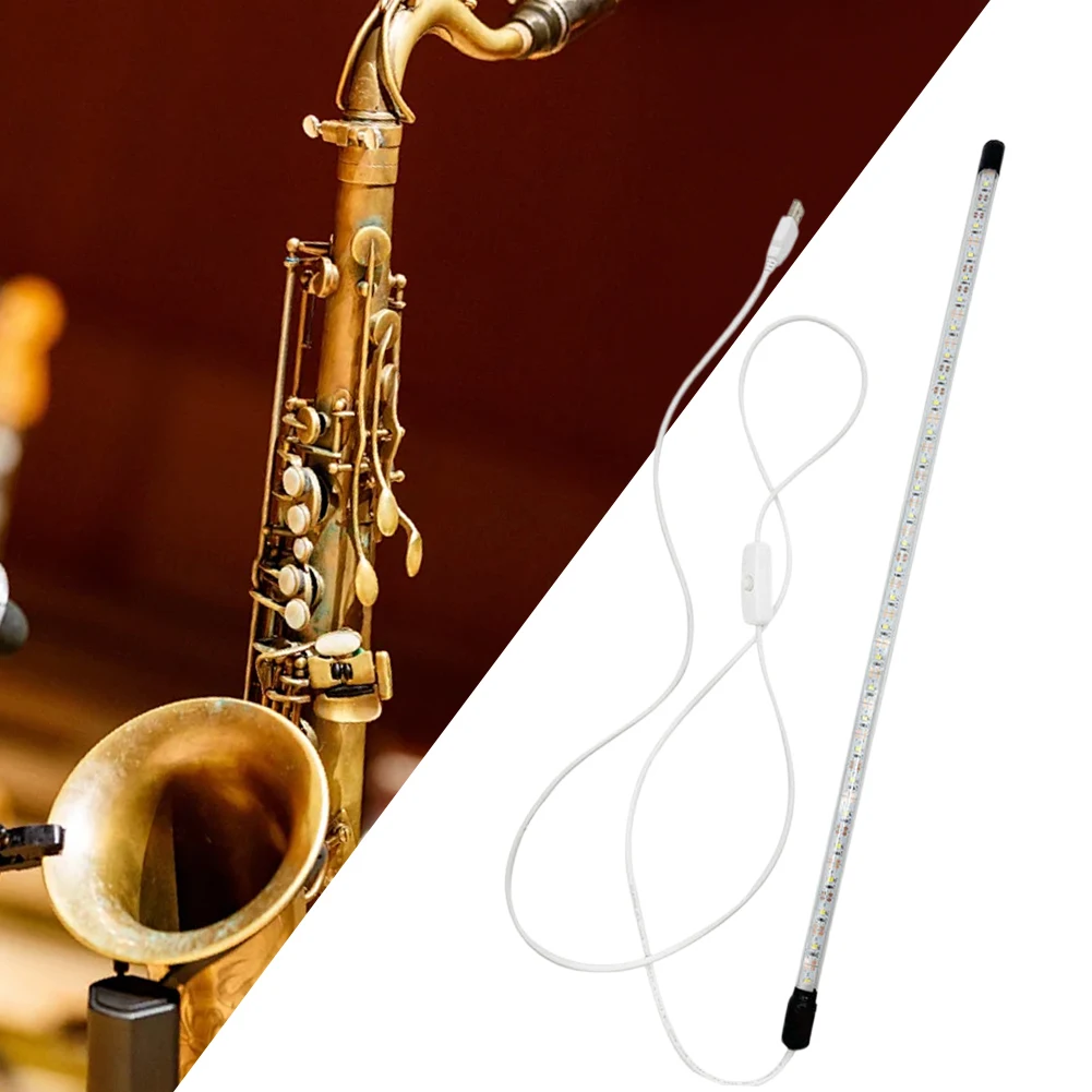 Flauto per sassofono Luce per perdite a LED Test per sax Striscia luminosa a LED Rilevamento perdite multifunzione Luce luminosa per la riparazione di strumenti a fiato