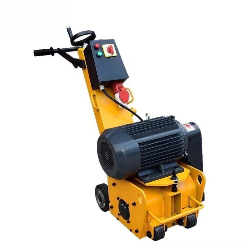 Hydraulic Self-propelled Heavy Duty Drum Concrete Floor Milling Machine 9KW Electric Motor Scarifier 300mm Milling Width