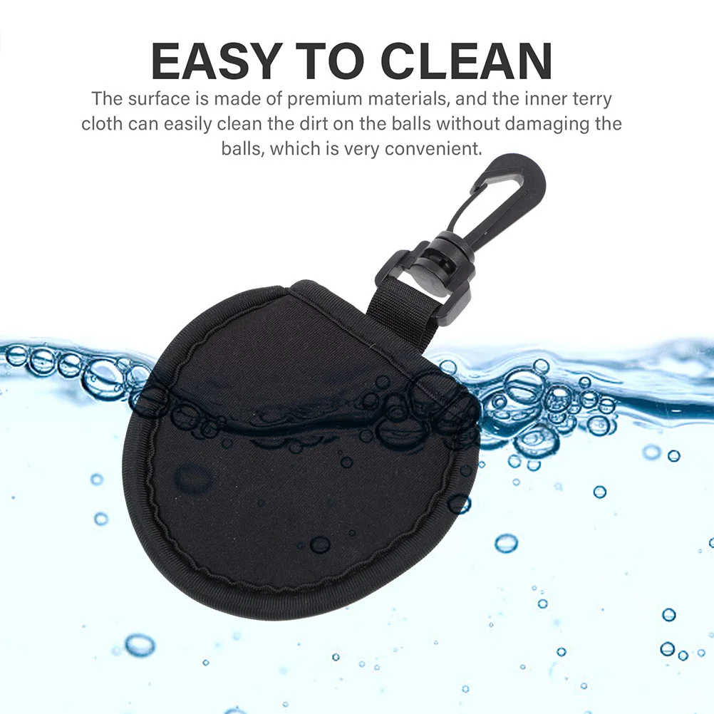 2 шт. чехол для чистки гольфа, долговечная ткань, надежная застежка, прочно вмещает, когда в использовании, идеально подходит для курса или практики, портативный