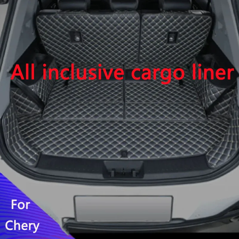 For Chery Tiggo 8 PHEV Tiggo 8 2018-2024 2026 All Inclusive Car Trunk Mats Cargo Liner Pads Anti-dirty Protection Cover