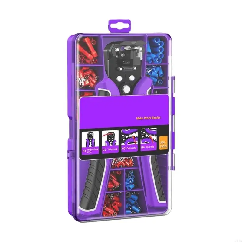 Durability Automatic Wire Stripping Pliers For 05 To 6mm² Cable Cutter Crimper