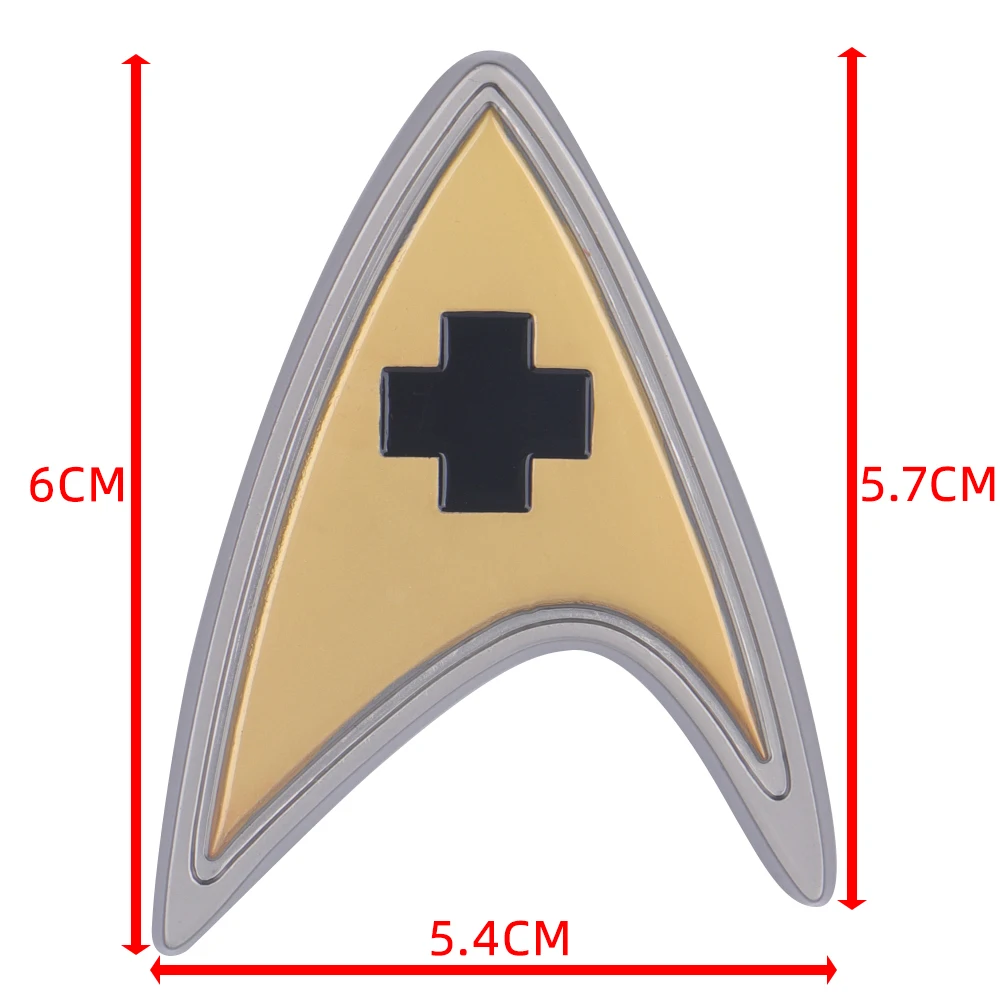 Per strani nuovi mondi Distintivi magnetici Commander Ingegnere Scienza Spille Spille ST prop