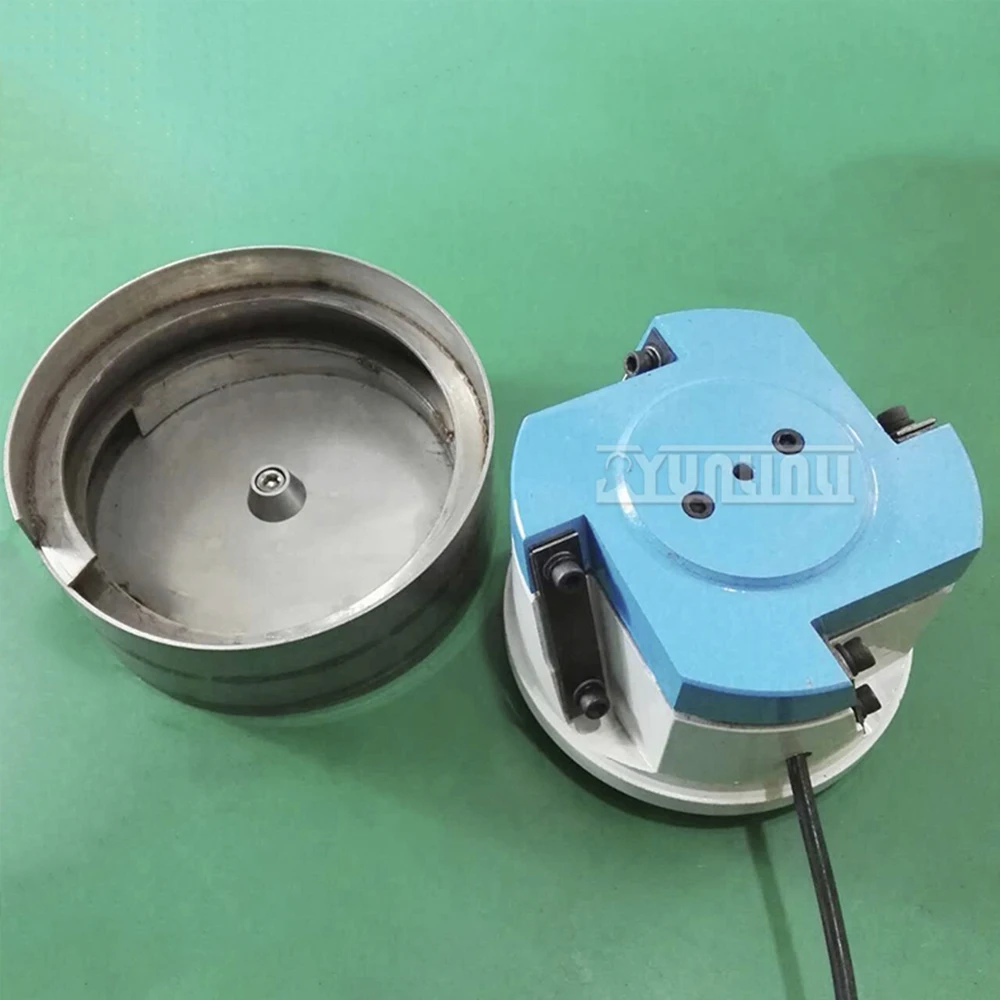 

80~150mm Precision Electromagnetic Feeding Tray Circular Chassis Vibration Tray Base