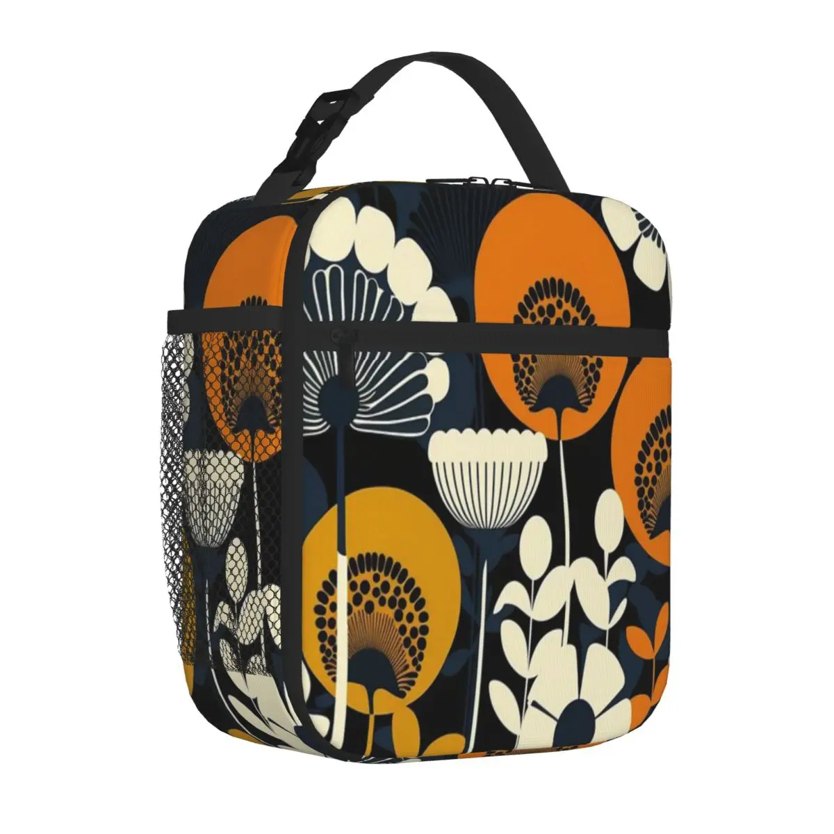 Bestselling Floral Pattern Finland Letter Print Meal Bag Mini Travel Lunch Box Bag