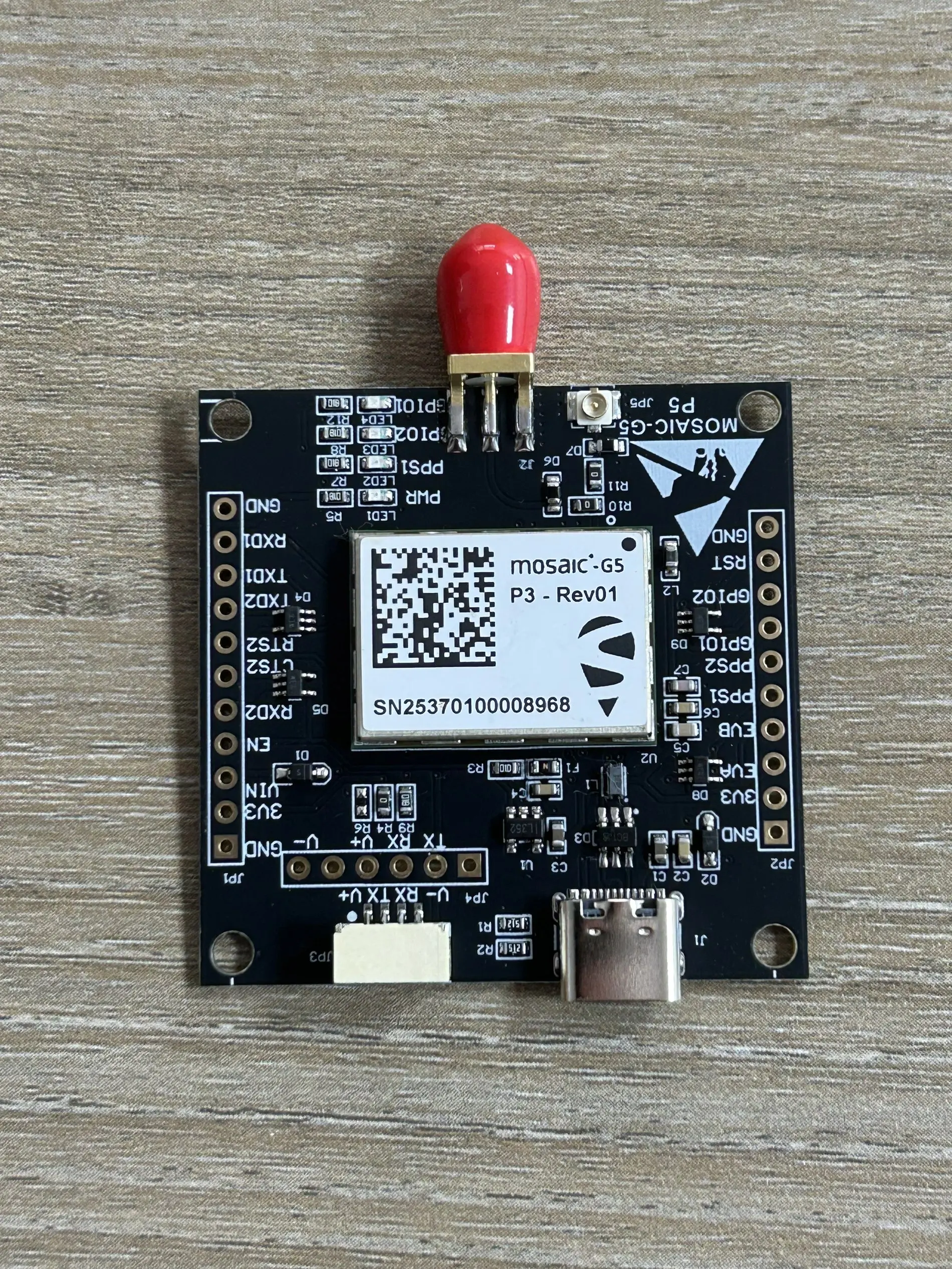 Mosaic-G5 RTK GNSS Module Receiver Board with USB and JST Interface for UAV Robotics Positioning