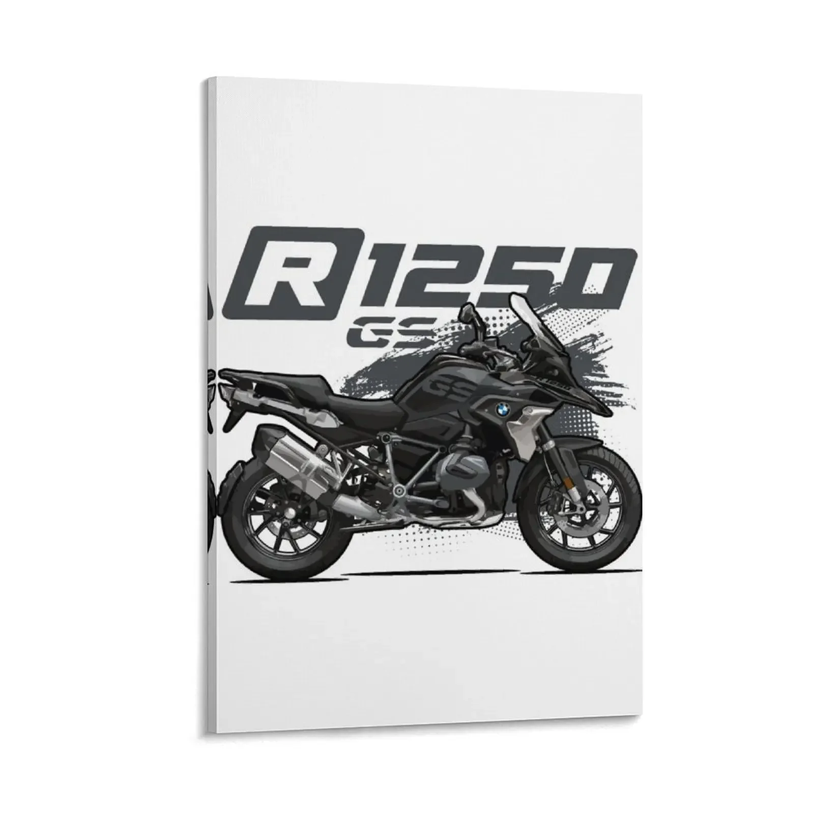 

R1250 GS - Triple Black Canvas Painting house decoration canvas wall decoration Posters on the wall photos for living room