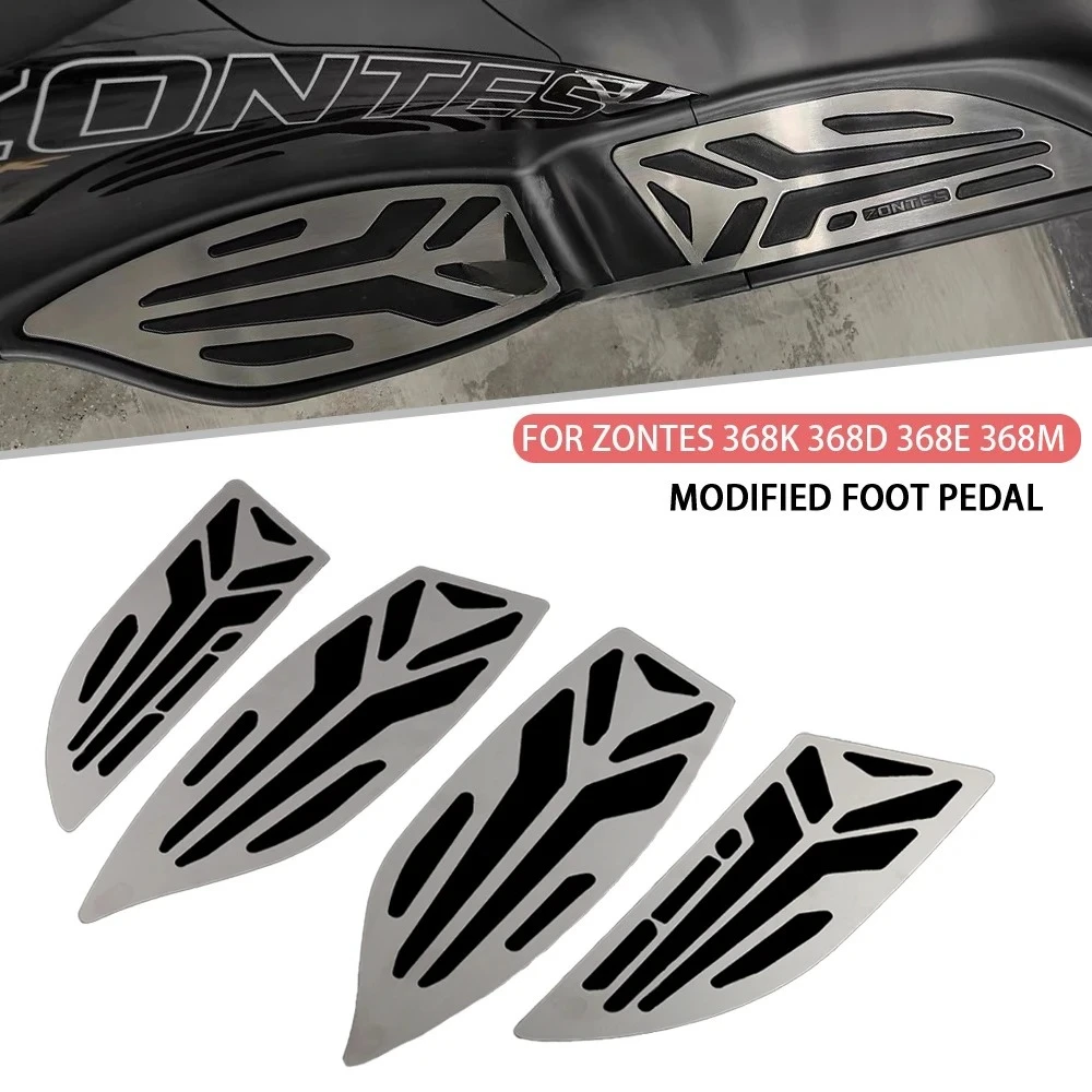 

Motorcycle Foot Pegs Pedal Kits Footboard Step Foot Rests Stainless steel Footrest For Zontes 368K 368D 368M 368E 368K/D/E/M2025