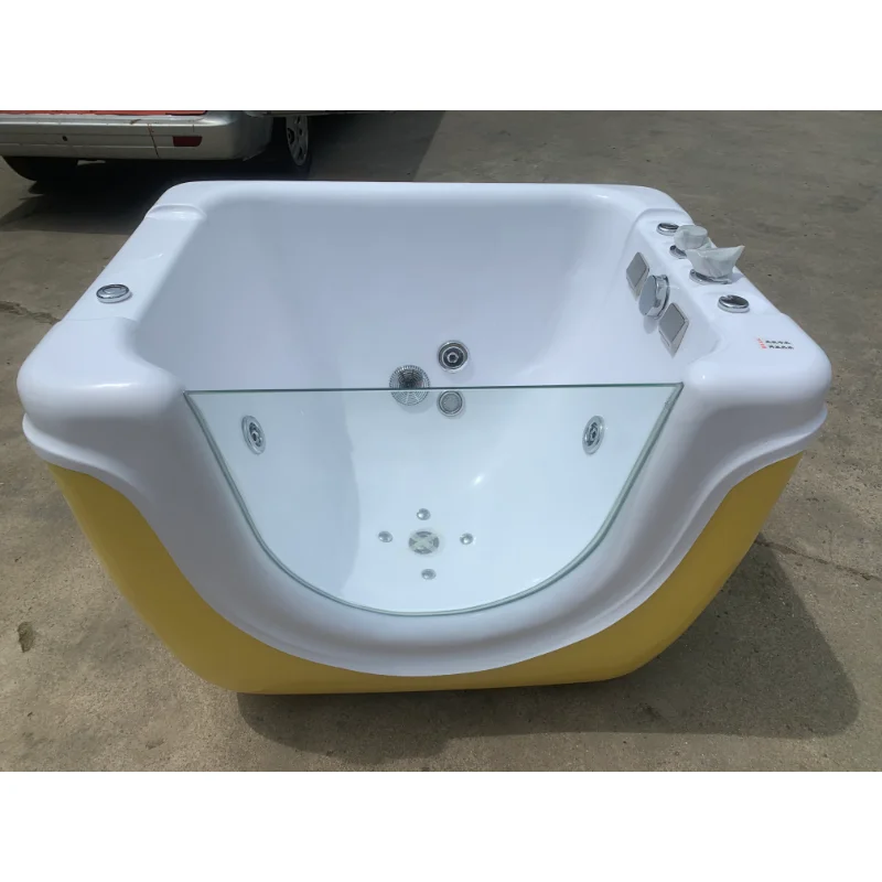 Acrylic baby swimming pool bubble surfing baby bathtub bucket maternal and infant store swimming pool commercial bathing