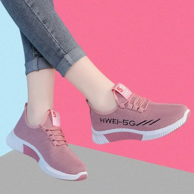 2025 Spring/Summer New Korean Casual Shoes, Breathable Cloth Shoes, Foreign Trade Sports Shoes, Women's Fashion Single Shoes image 2