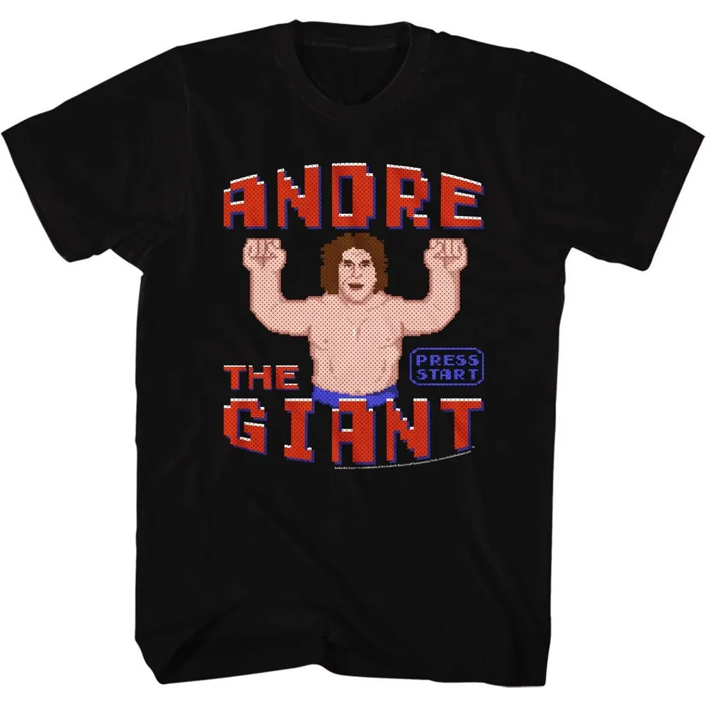 Andre The Giant Wreck Black T Shirt