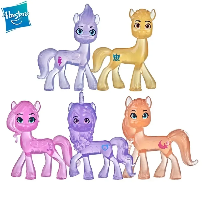 Hasbro My Little Pony Crystal Pony Action Figure Petals Izzy Hitch Sunny Zipp Model Doll Toy Ornament Kids Gifts