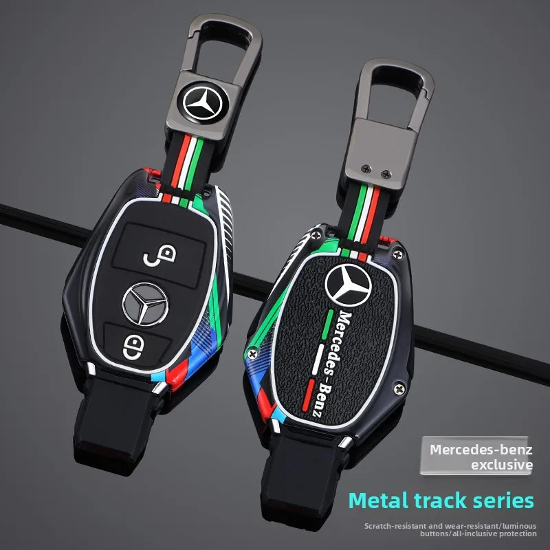 2 3 أزرار غطاء مفتاح السيارة فوب لمرسيدس بنز ABC E الفئة GLS GLA GLK GLC CLS CLA W204 W205 W212 W463 W176