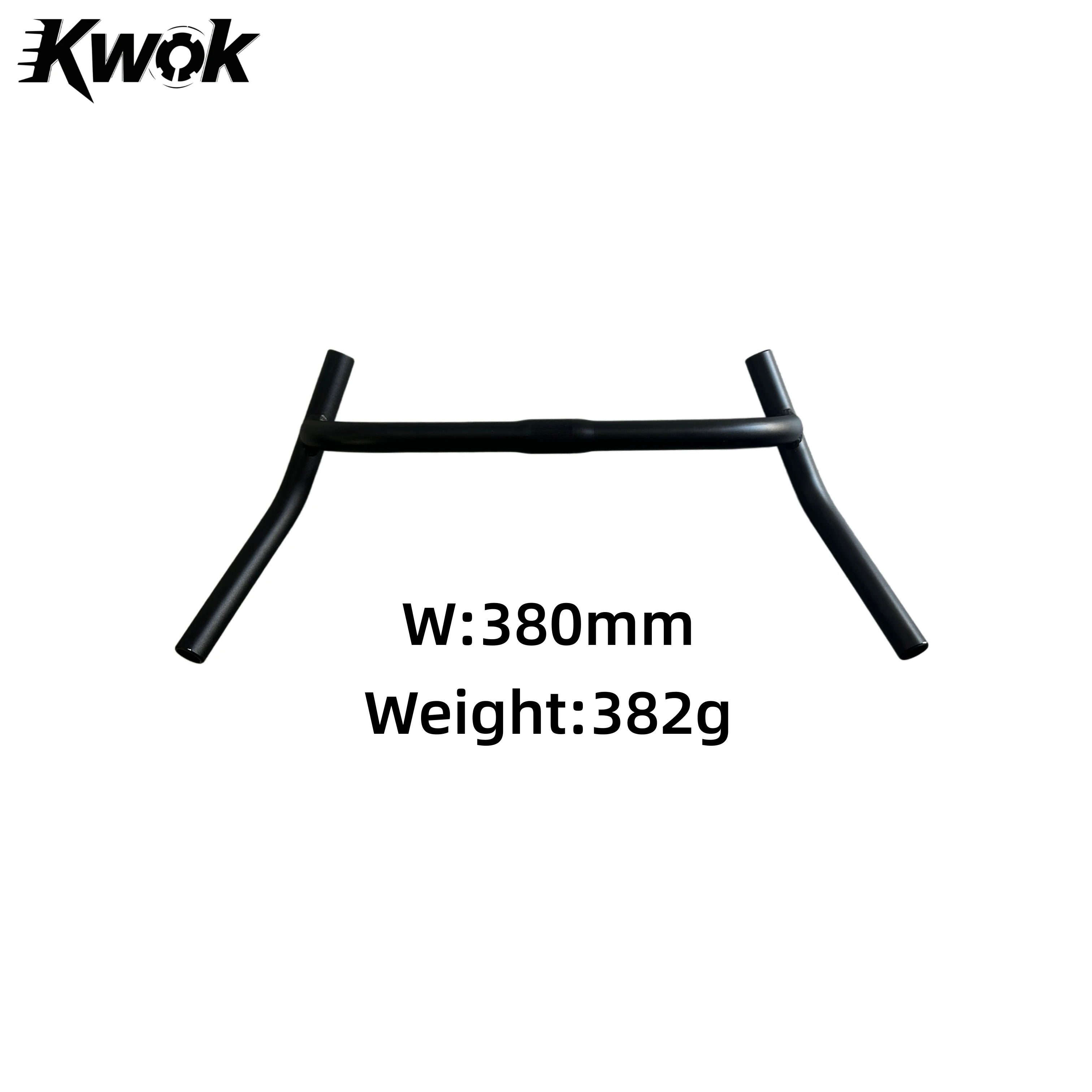Kwok Neuer Legierungs-Lenker Gravel H 25,4MM mit großer Flare-Bar für Cyclocross, Straßen- und MTB-Fahrräder, Legierungs-Faser-Reisefahrrad – Detail 7