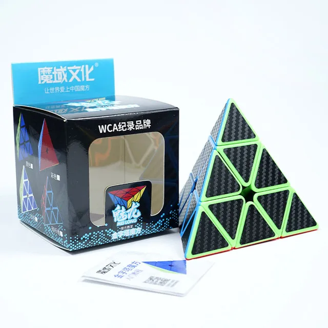 [ECube] Moyu Meilong 3x3 Pyraminx Cube magique de vitesse professionnelle sans colle éducatif pour enfants jouet cadeau pour enfants