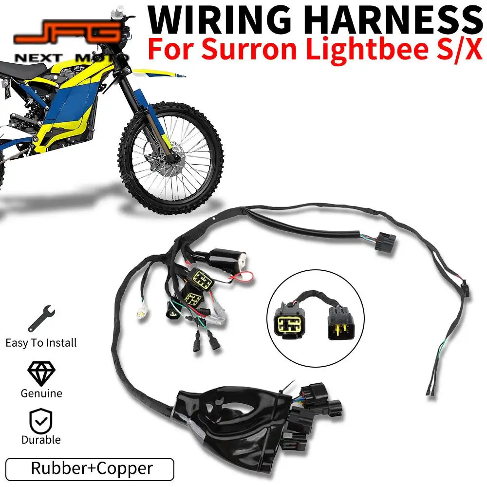 Zestaw przewodów elektrycznych do motocykla elektrycznego Surron Lightbee SUR-RON S/X, linia do wykrywania usterek w motocyklach elektrycznych typu dirt bike/pit bike.