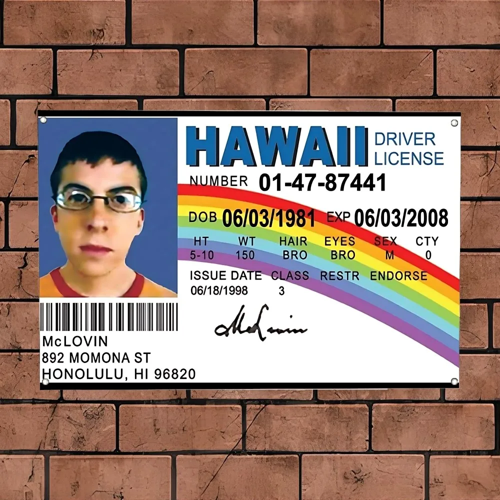 Mclovin Movie Superbad Flag Flag Polyester Digital Printing Banner Wall Art Out Door Decoration