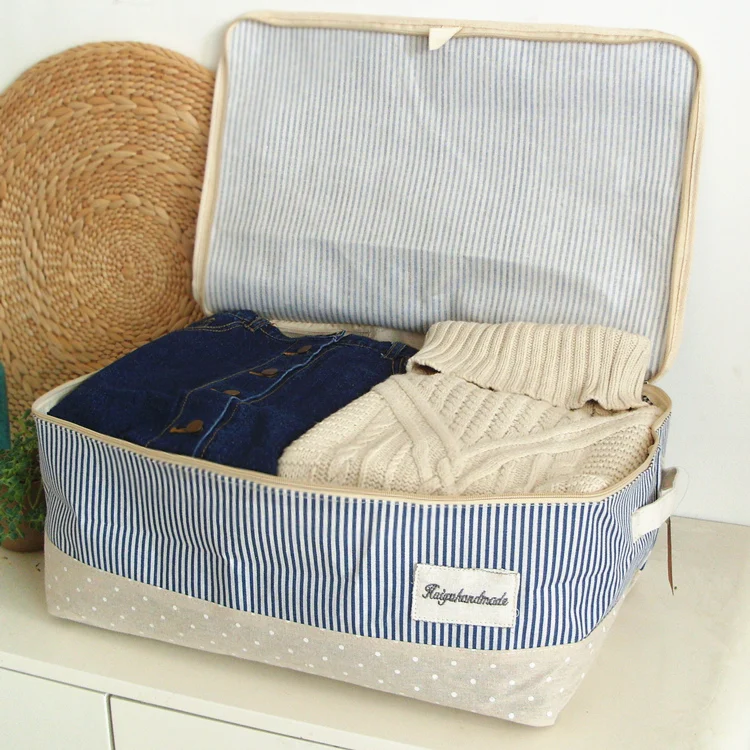 

zipper box with lid, luggage bag, dormitory moisture-proof quilt, mattress, sweater, cotton-padded clothes, bedding storage