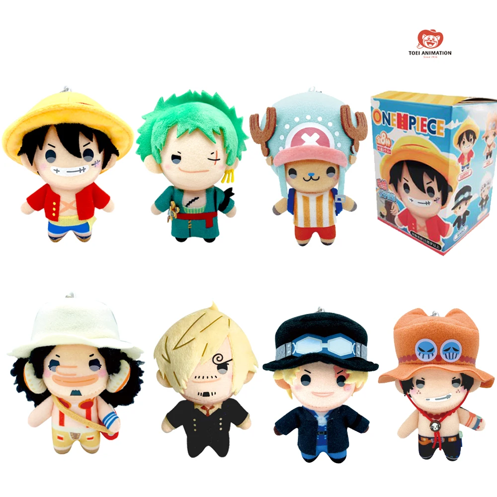 

One Piece Monkey D. Luffy Roronoa Zoro Usopp Chopper Law Sabo Ace Sanji Plush Doll Bag Pendant Anime Kawaii Keychain 10cm Gifts