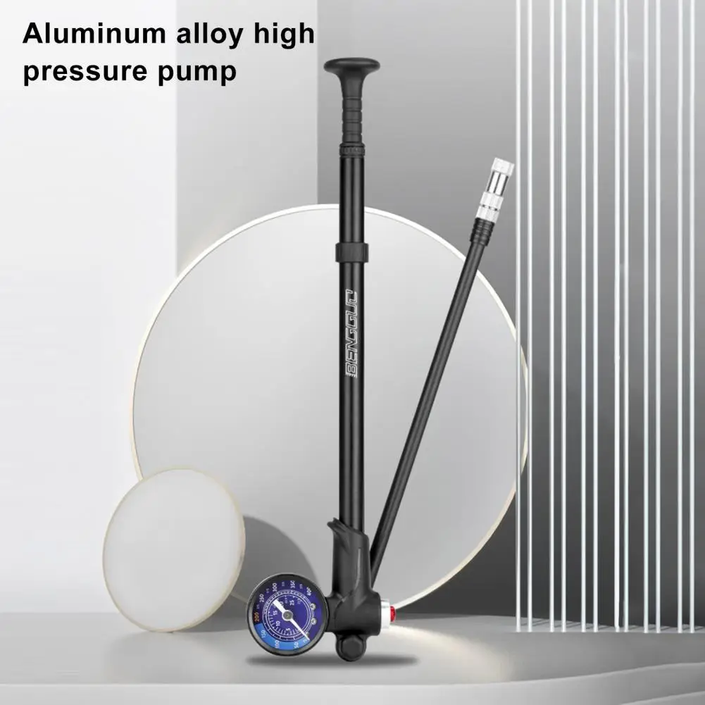 

Bike Tire Pump High Pressure Pump High Pressure Mountain Bike Air Pump with Gauge Adjustable Front Fork Rear Suspension for Tire
