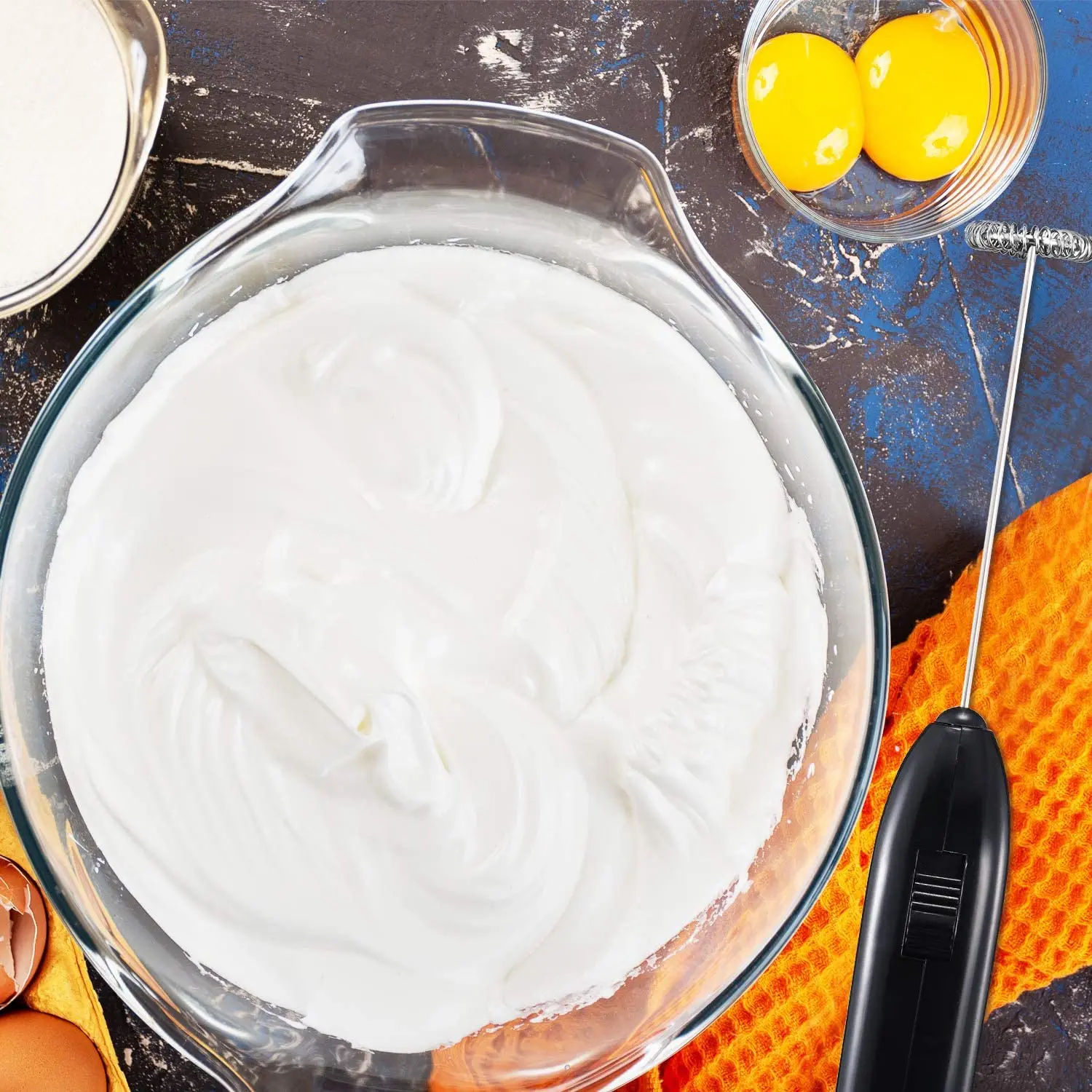 ステンレス鋼泡立て器付きハンドヘルドミルク泡立て器、ミニ電気飲み物ミキサー、ホットチョコレート、コーヒー、ミルク、2個