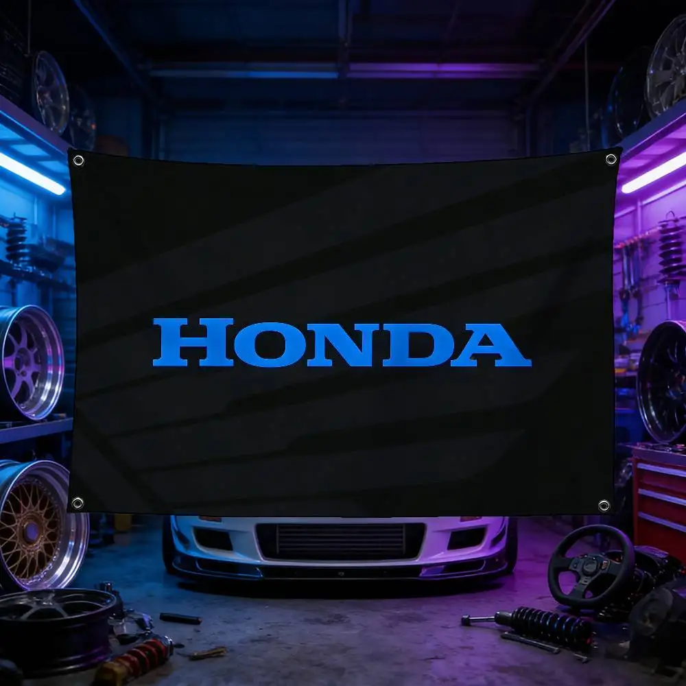 

Motorcycle For HONDA Decorative Flag High Quality Polyester Fade Resistant Machine Washable Indoor Outdoor Hanging Banner