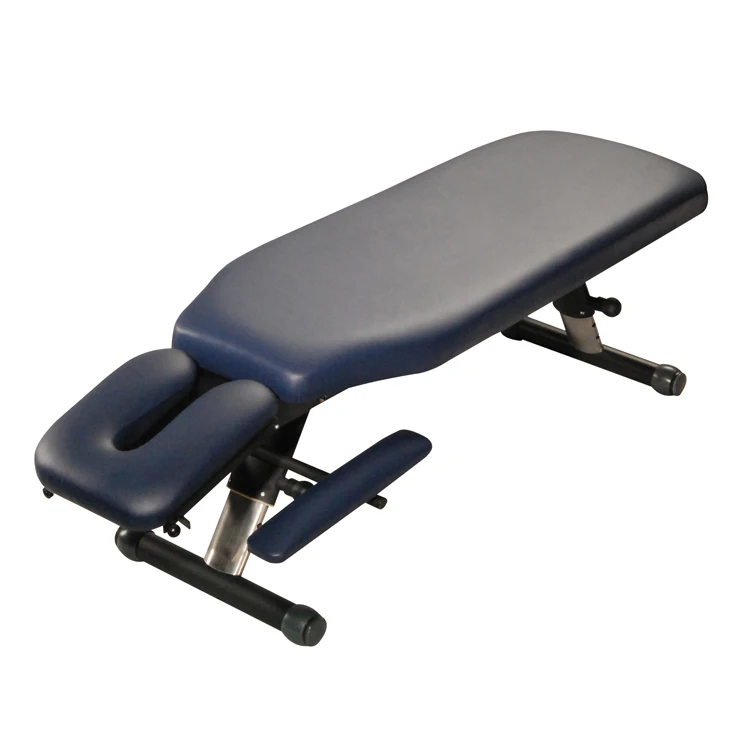 Hemet Iron-280 Factory Custom Professional Adjust Heavy Duty Lumbar Traction Table Chiropractic Table Chiropractic Bed