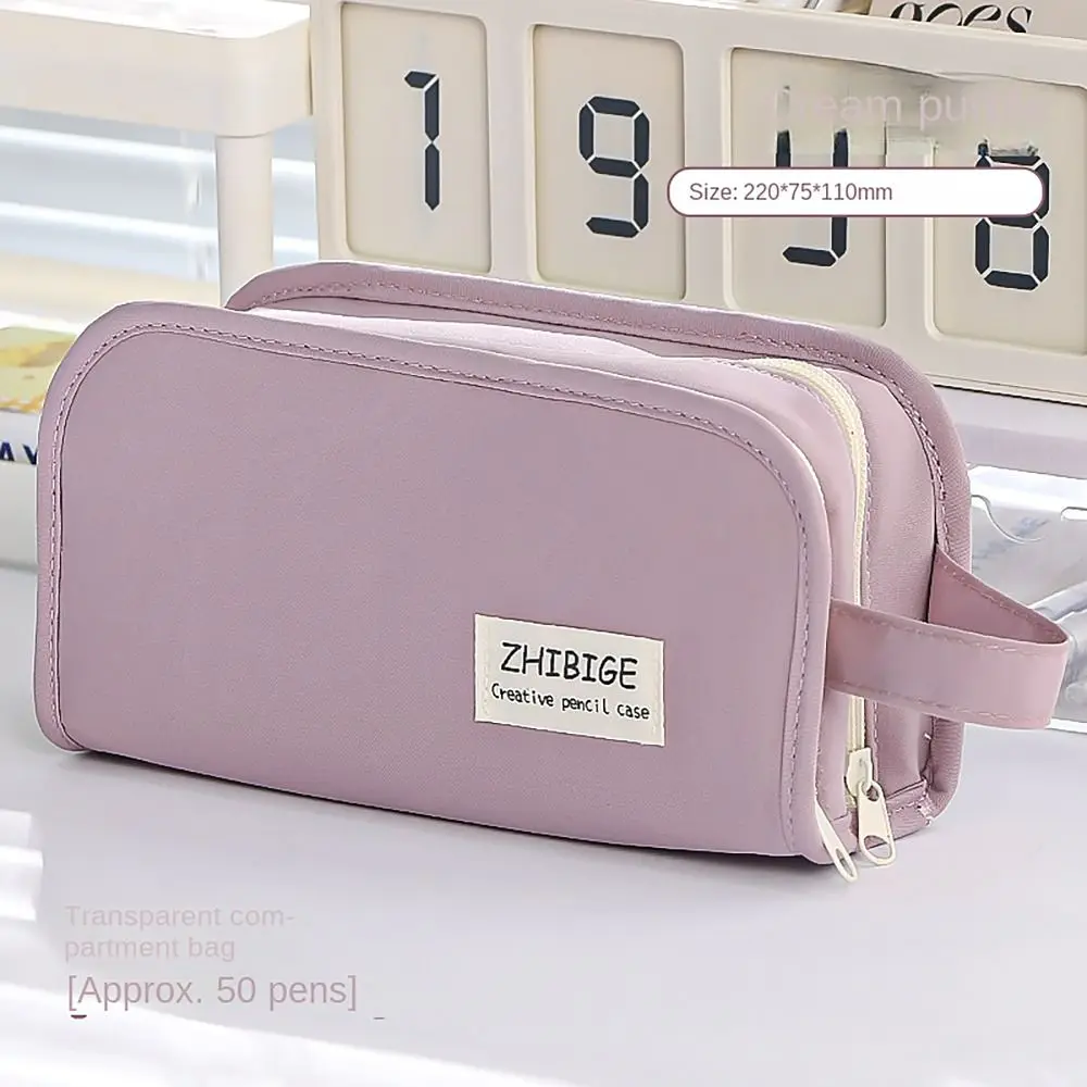 Partition Storage Pencil Case 5 Layers Multi-functional Pen Bag Large Capacity Stationery Storage Pouch