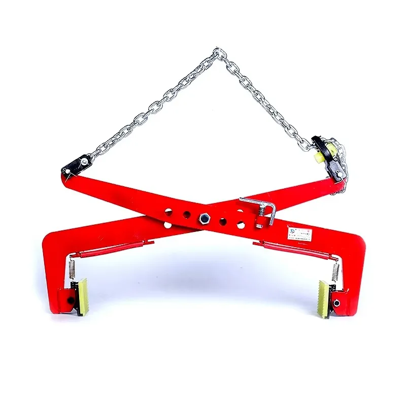 Durable Metal Pallet Clamp Claw Gripper Inch Measurement System Safety Lifting Container Clamp