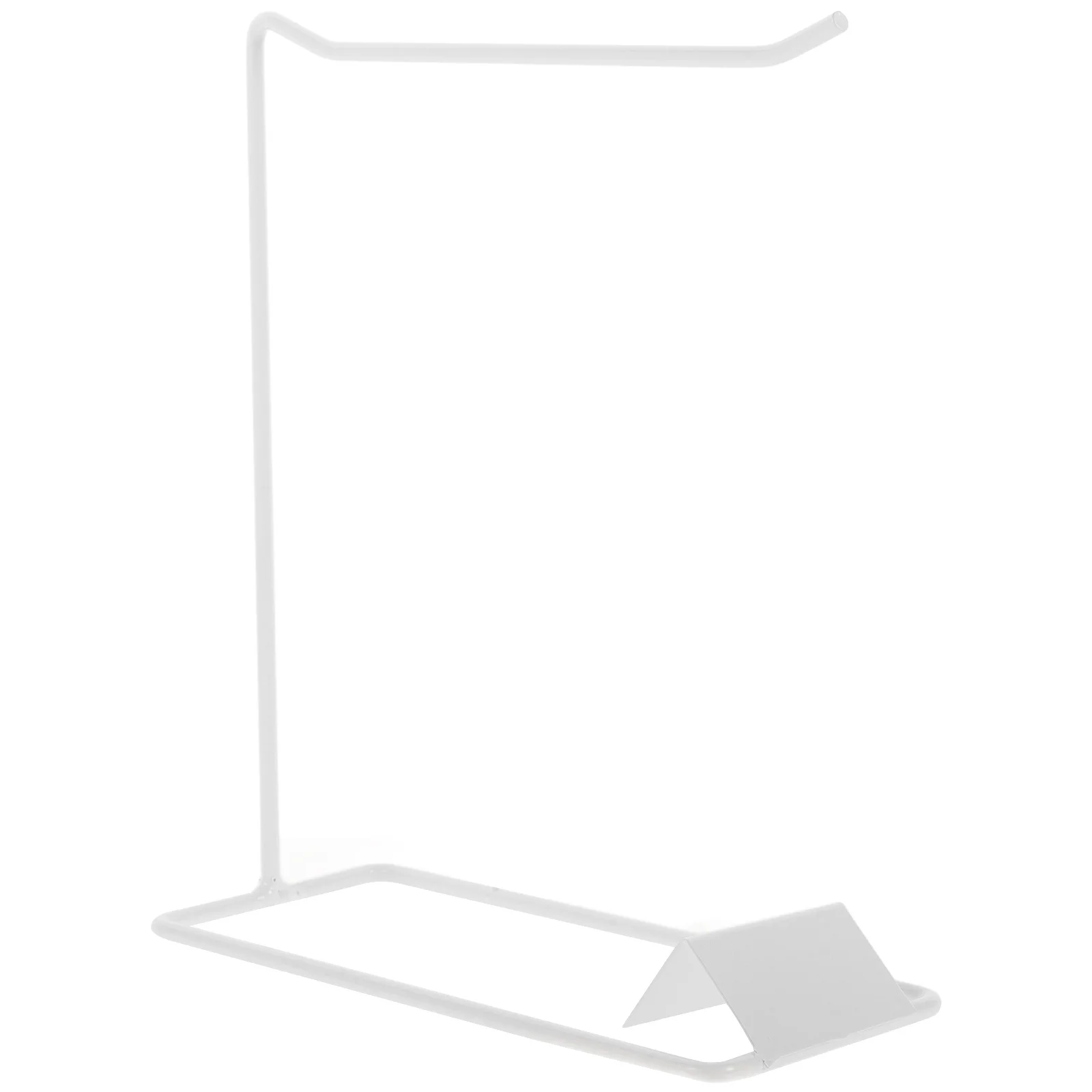 

Metal Jewelry Display Stand White Modern Tabletop Organizer For Necklaces Earrings Keychains Trinkets Holder Space-Saving