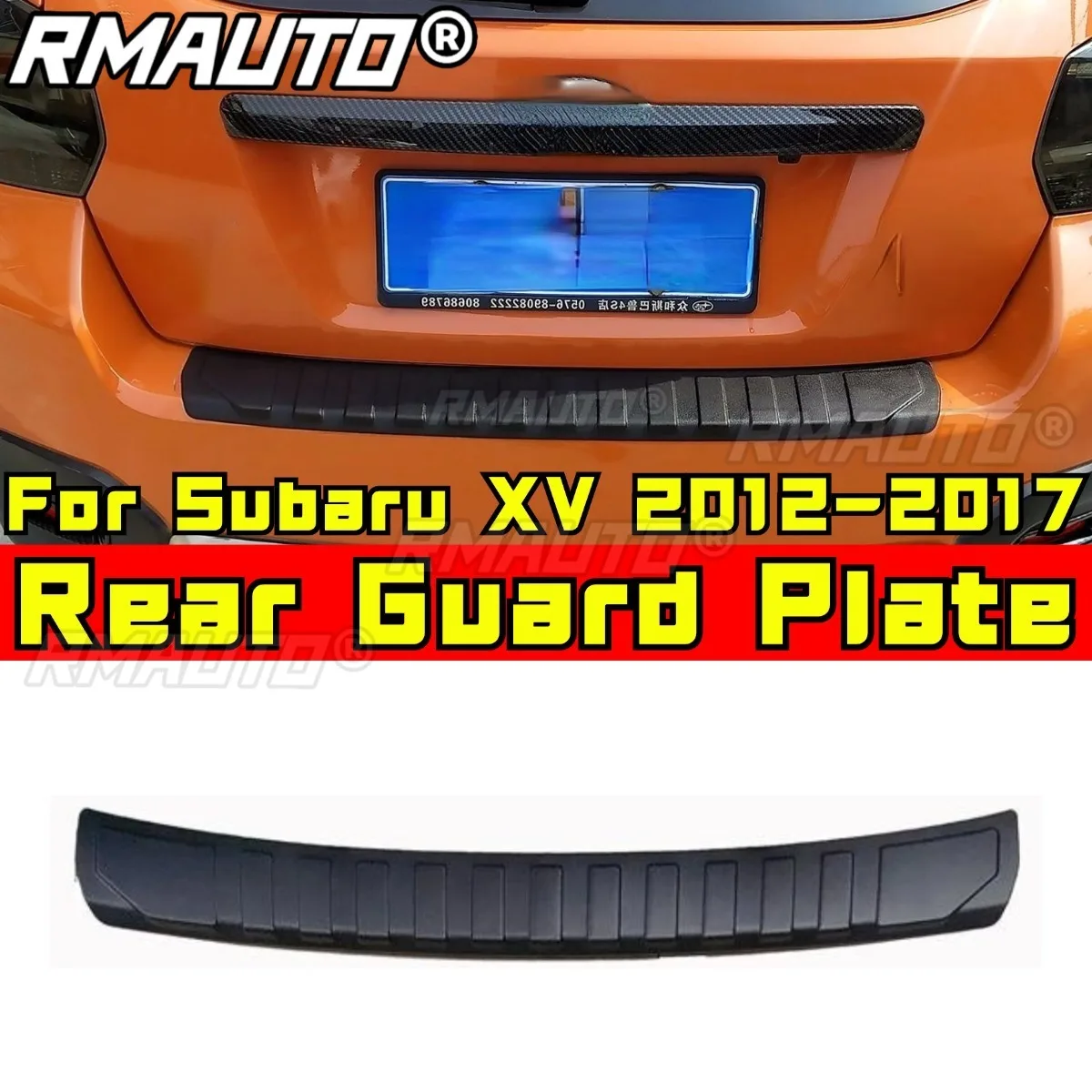

Original Factory Resin Rear Guard Plate Outer For Subaru XV 2012-2017 2018-2023 Bumper Footstep Rear Trunk Guard Footboard
