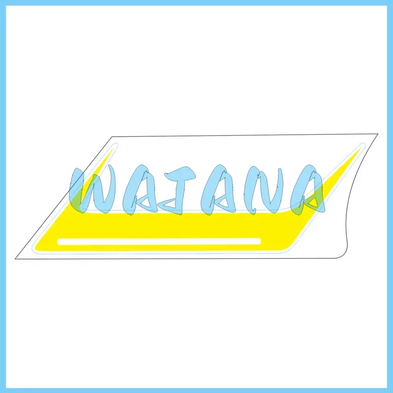 Kd150-z2 Fuel Tank Left / Right Decal (bright Yellow/high Viscosity) 1210312-250000 / 1210312-251000 For Kiden Original Part