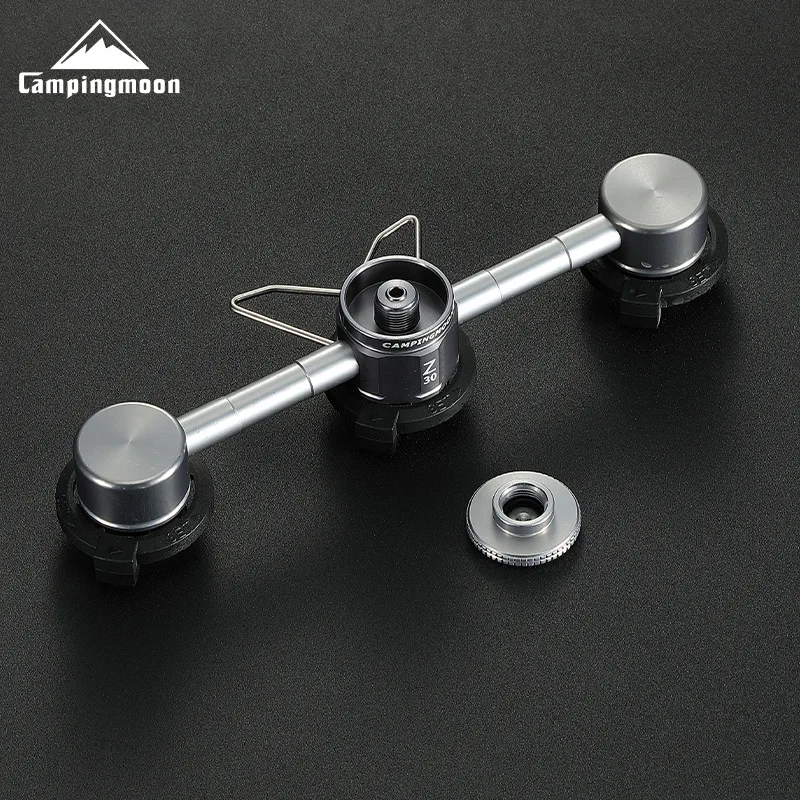 

Cartridge Fuel Canister Three-Way Connector Flat Gas Stove Head Long Gas Adapter Outdoor Camping Stove And Gas Cooker Accessorie