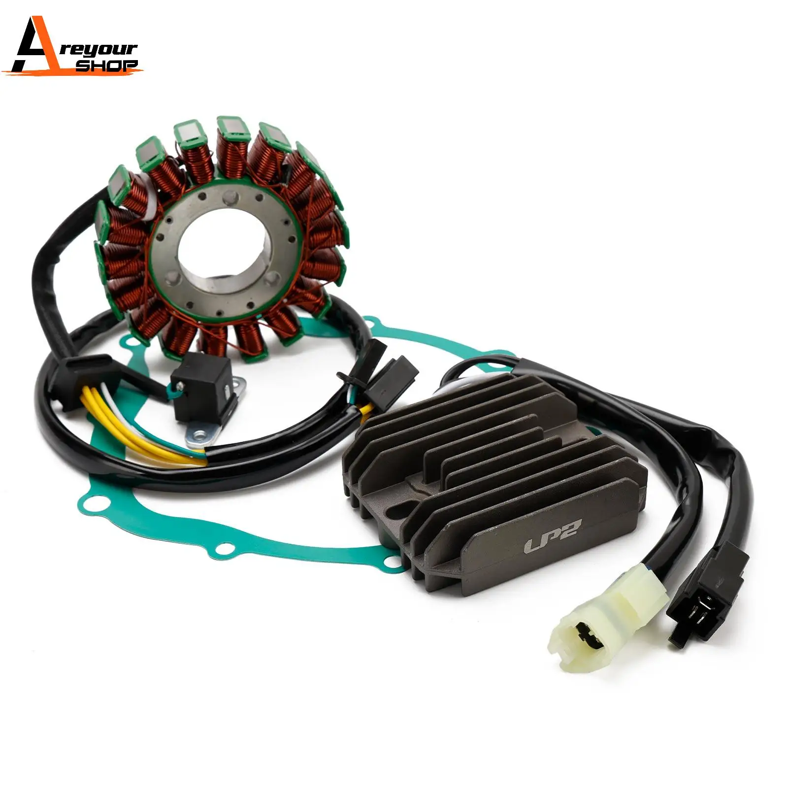 

Areyourshop Regulator Rectifier Magneto Stator Gasket for Cagiva Raptor 650 i.e 2006