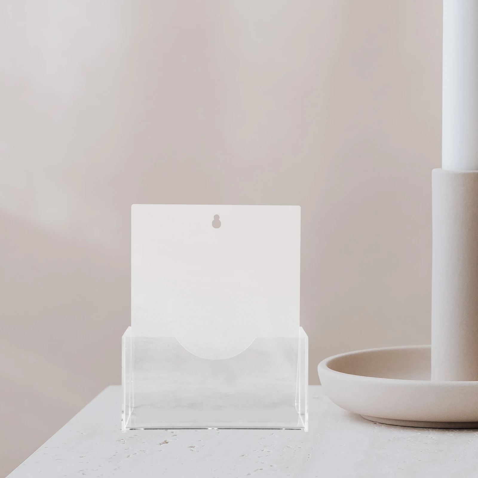 

Acrylic Display Stand Clear Literature Organizer Magazine Rack Transparent Desktop Document Racks